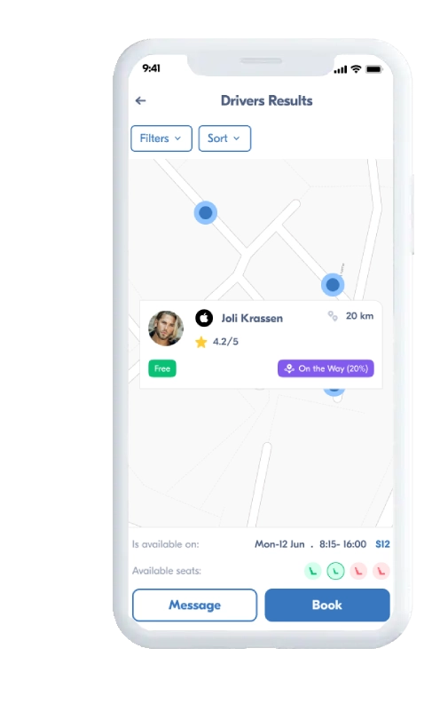 Slimme B2B Carpooling oplossing!